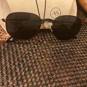 Unisex Ambassador Jet Black Sunglasses